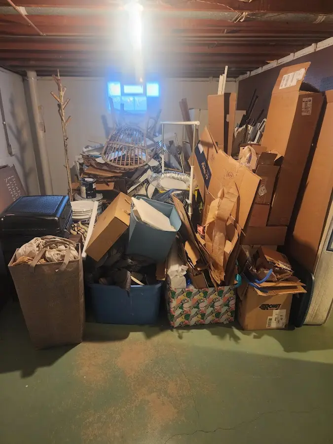 Roll-off dumpster container at job site for Yard Waste Dumpster Rental in Cherokee Village